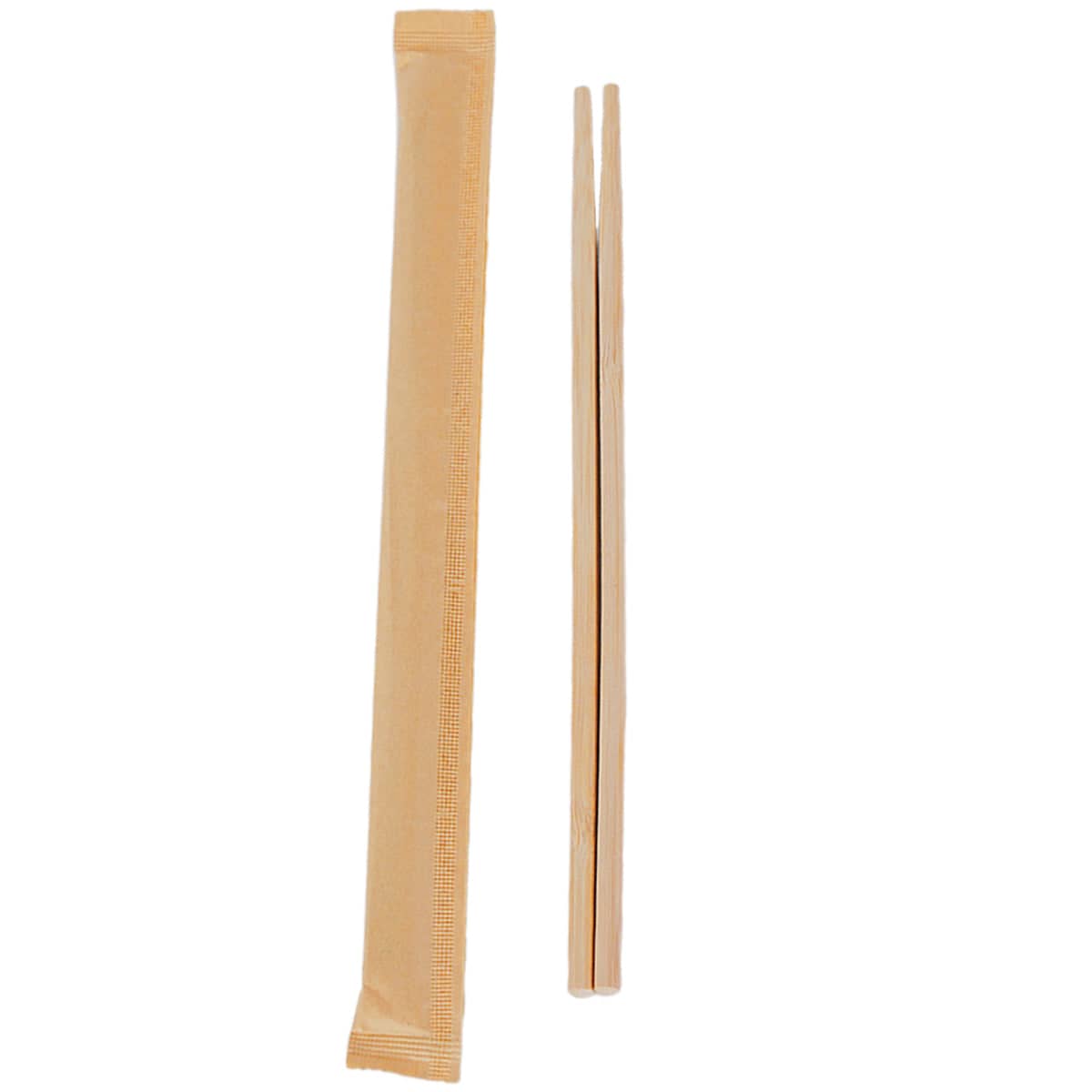 Pack of 100 Disposable Bamboo Chopsticks, Individually Wrapped for Restaurants - view 2