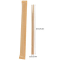 Pack of 100 Disposable Bamboo Chopsticks, Individually Wrapped for Restaurants - view 3