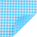 Pack of 100 DIY Florist Wrapping Paper Blue Plaid Fog Paper 58 x 58 cm