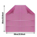 Pack of 100 DIY Florist Wrapping Paper Blue Plaid Fog Paper 58 x 58 cm - view 2
