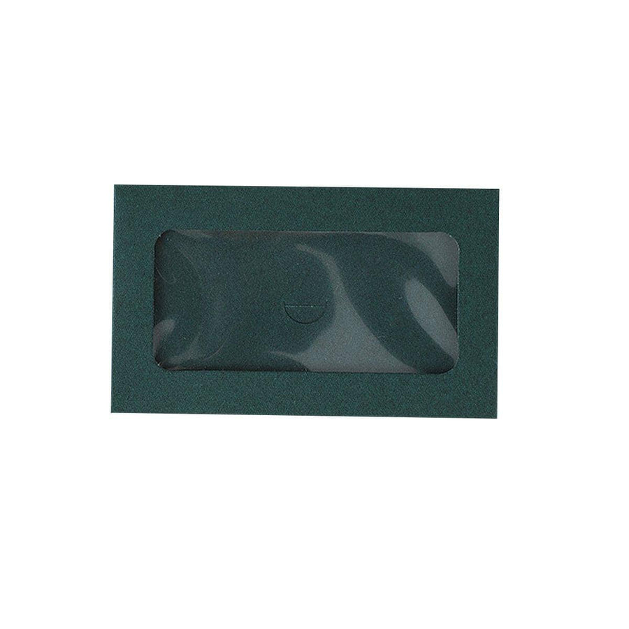 Pack of 100 Mini Window Postcard Envelopes 10 x 6 cm - Green