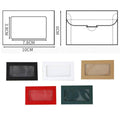 Pack of 100 Mini Window Postcard Envelopes 10 x 6 cm - Green - view 4