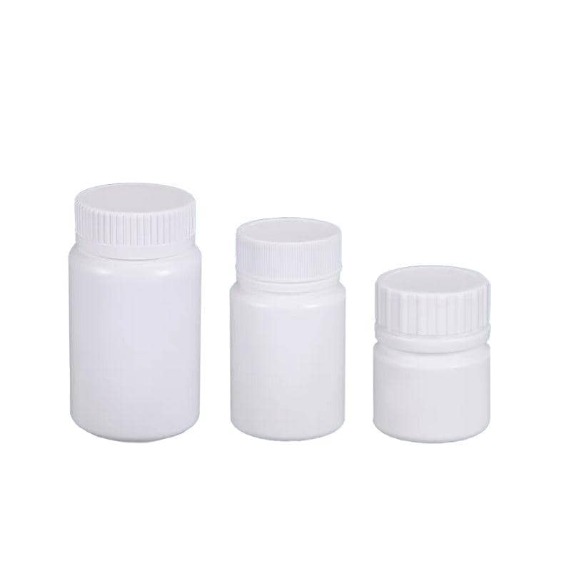 Pack of 100 Small Plastic Capsule Bottles with Screw Caps, Empty Storage Containers - 30 ml - view 3