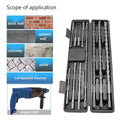 Pack of 11 Round Shank Impact Hammer Drill Bits for Concrete, Brick and Stone - view 4