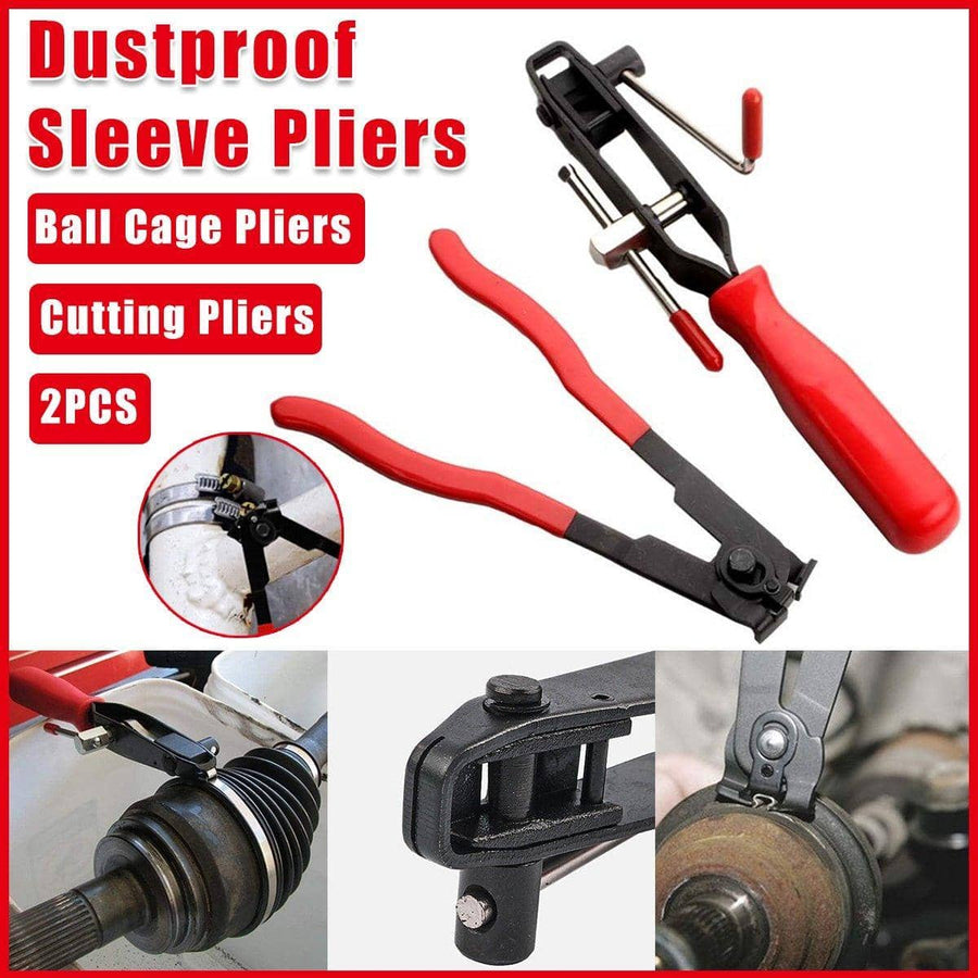 Pack of 2 Dustproof Sleeve Pliers, Ball Cage and Cutting Pliers Set