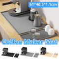 Pack of 2 Non Slip Silicone Coffee Maker Mats for Countertop Protection - Beige - view 2