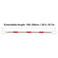 Pack of 2 Telescopic Cone Connecting Rods, 100 to 200 cm Barrier Link Bar - view 3