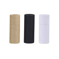 Pack of 20 Kraft Paper Cylinder Gift Boxes with Lids - Black, 44 x 118 mm - view 3