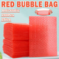 Pack of 200 Red Bubble Mailing Bags, 15 x 25 cm Padded Envelopes - view 2