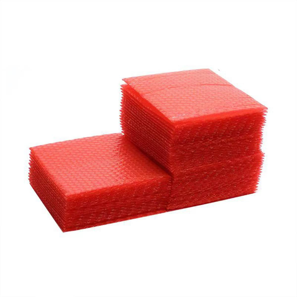 Pack of 200 Red Bubble Mailing Bags, 15 x 25 cm Padded Envelopes - view 3