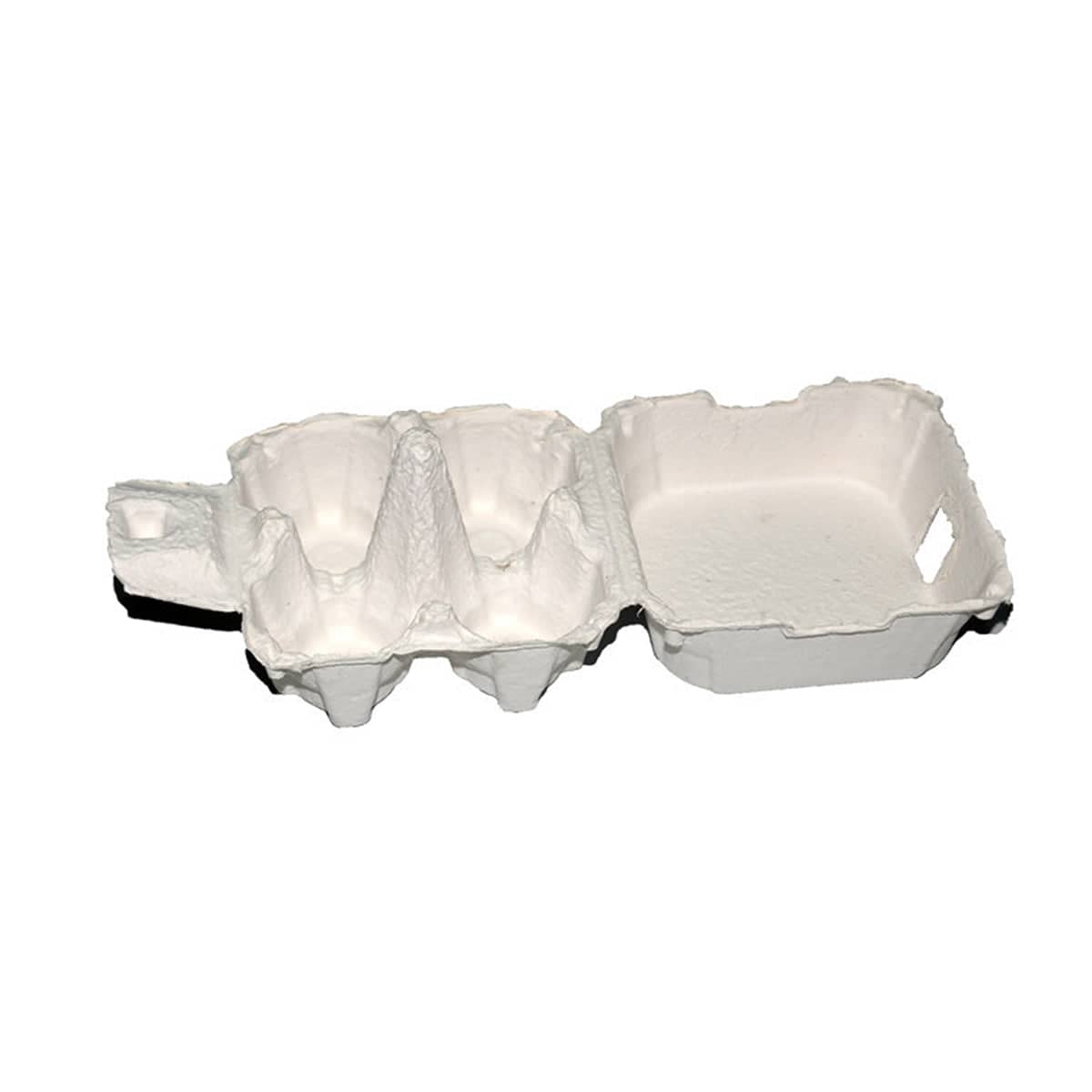Pack of 300 Four Slot Molded Pulp Paper Egg Trays for Packaging and Transport - view 2