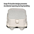 Pack of 300 Four Slot Molded Pulp Paper Egg Trays for Packaging and Transport - view 4
