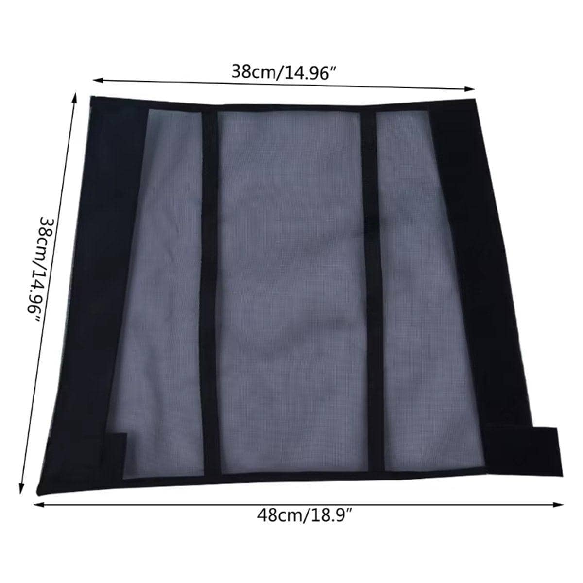Pack of 4 Horse Leg Wraps with Mesh Covers for Insect Protection - Blue - view 4