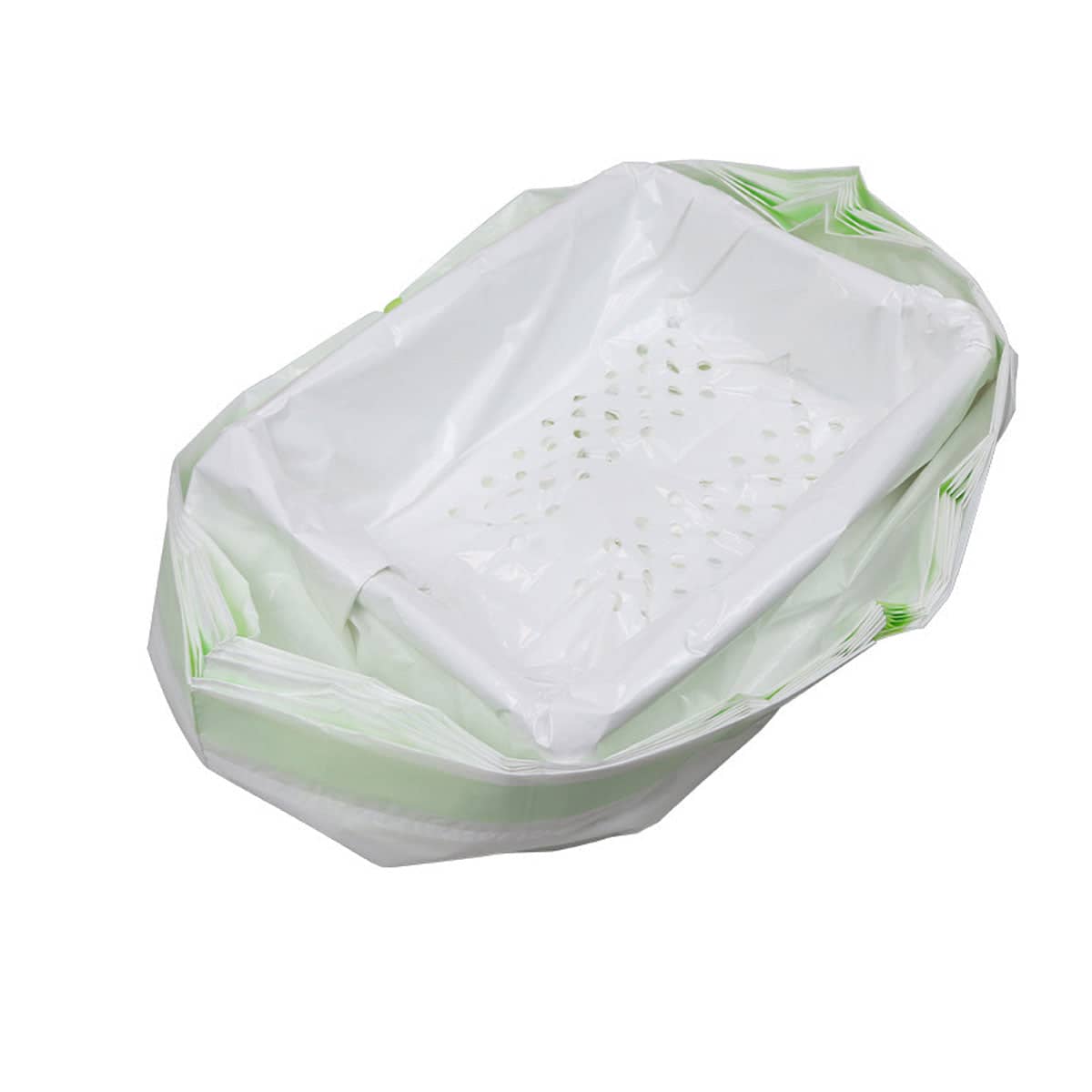 Pack of 4 Rolls Cat Litter Filter Bags for Pet Litter Pickup and Waste Disposal - view 2
