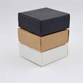 Pack of 40 White Paper Wedding Favour Boxes 7.5 x 7.5 x 3 cm for Cookie, Candy and Soap - view 5
