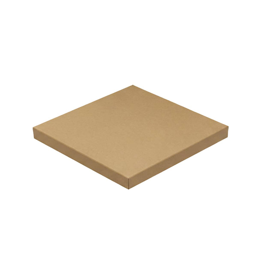 Pack of 50 Kraft Paper Box Quick Folded Packaging Shipping Box - Large, 15 cm x 15 cm x 1.6 cm