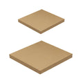 Pack of 50 Kraft Paper Box Quick Folded Packaging Shipping Box - Large, 15 cm x 15 cm x 1.6 cm - view 3
