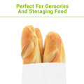 Pack of 500 Small White Kraft Paper Bags for Food Storage and Packaging - view 5