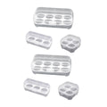 Pack of 6 Portable Shockproof Egg Storage Boxes with Lids for Camping and Fridge - view 2