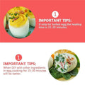 Pack of 6 Silicone Egg Cooker Cups with Lids for Boiling and Poaching - view 5