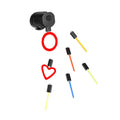 Pack of 8 Bicycle Taillight Light Bars, Waterproof LED Cycling Safety Lights - view 2