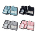 Packing Cubes Travel Organiser Set, Pack of 7 - Black - view 3