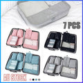 Packing Cubes Travel Organiser Set, Pack of 7 - Blue - view 2