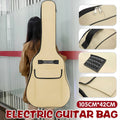 Padded Guitar Gig Bag with Double Shoulder Straps - 105 x 42 cm, Beige