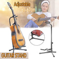 Padded Guitar Stand Tripod Floor Rack for Electric, Acoustic and Bass Guitars