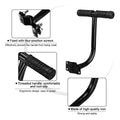 Padded Rear Passenger Bike Seat Kit with Backrest - Black and White - view 4