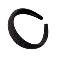 Padded Sponge Headband for Women - Black