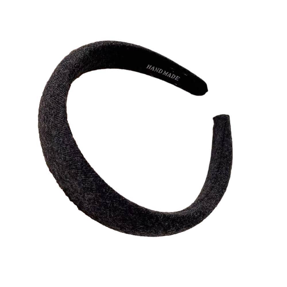 Padded Sponge Headband for Women - Black