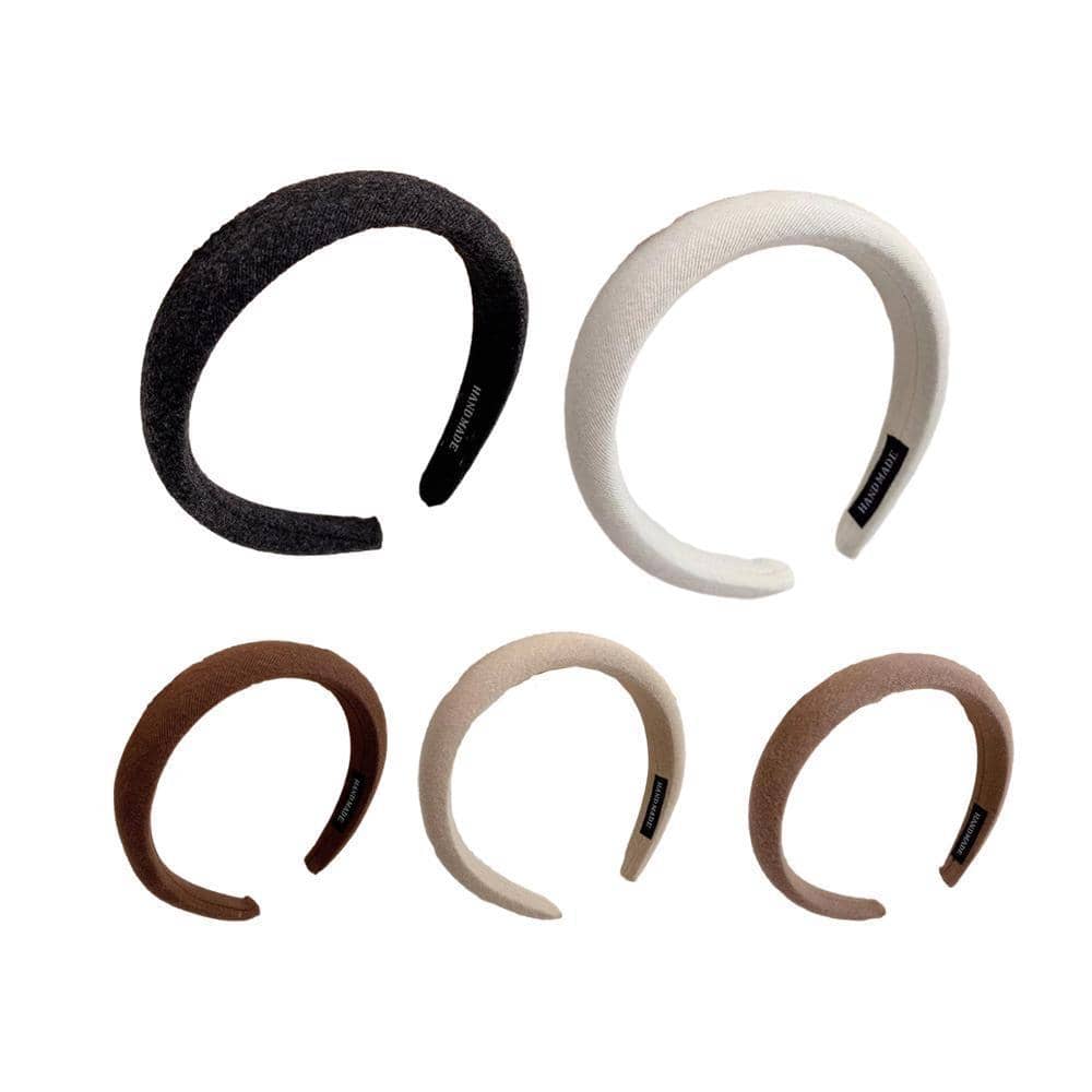 Padded Sponge Headband for Women - Black - view 3