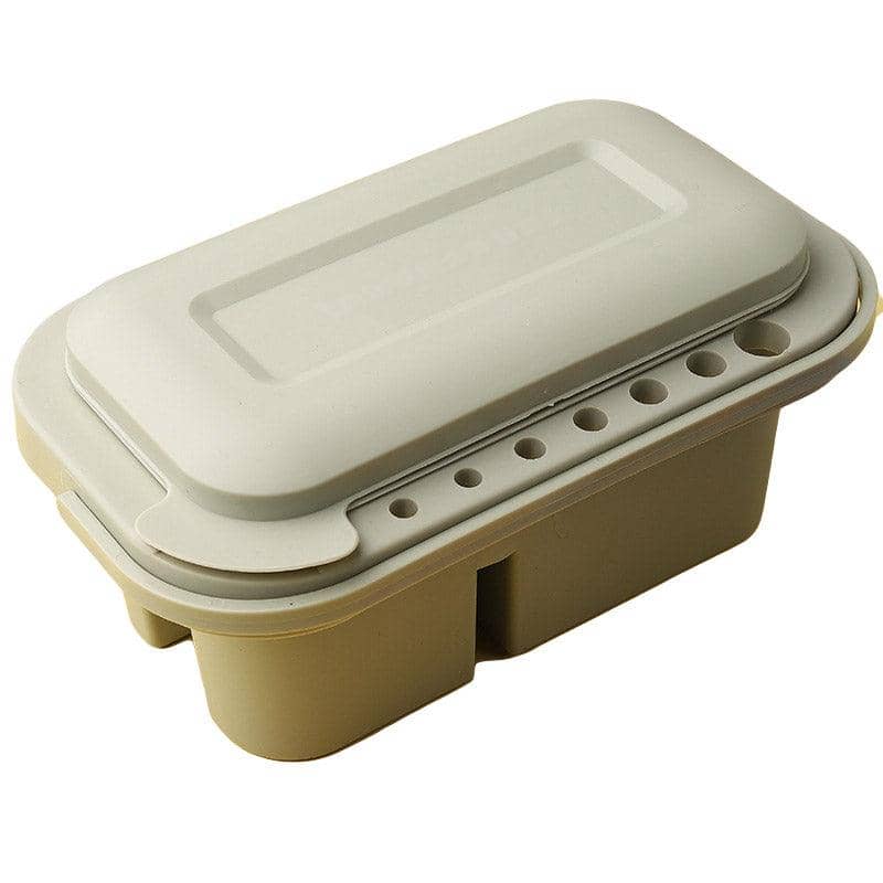 Paint Brush Cleaning Bucket Set with Palette and 18-Compartment Paint Box - view 2