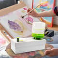 Paintbrush Rinser Cleaning Brush Washer for Watercolour and Calligraphy - Pink - view 4