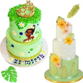 Palm Tree, Turtle and Leaf Fondant Cookie Cutter Set of 4 - view 4