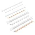 Paper Drinking Straws 12 x 230 mm, Pack of 1000 - White - view 3