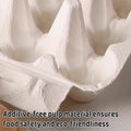 Paper Egg Trays, 10-Slot - White, 150 Pack - view 4