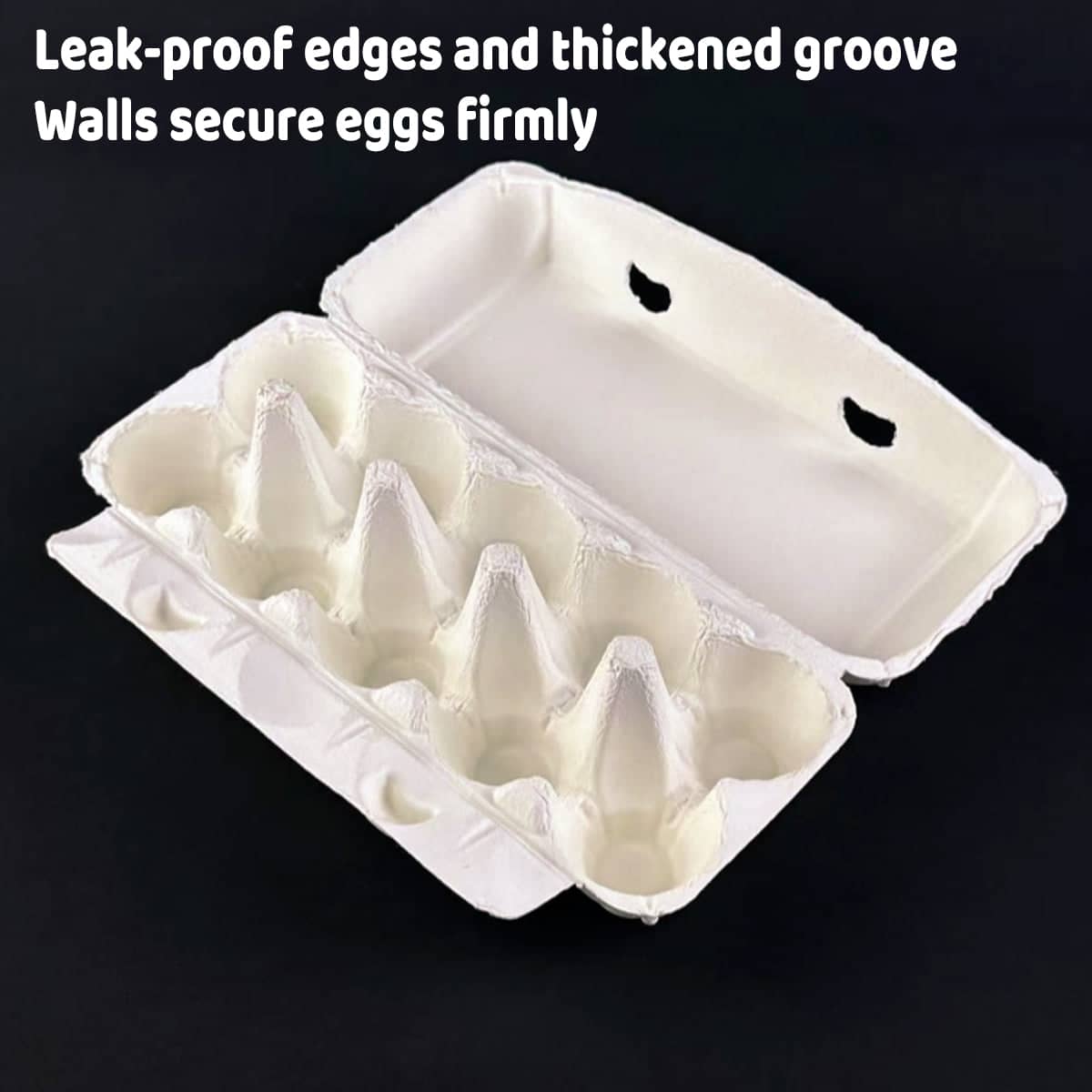 Paper Egg Trays, 10-Slot - White, 150 Pack - view 5