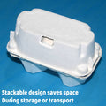 Paper Egg Trays, 2-Slot - White, 300 Pack - view 5