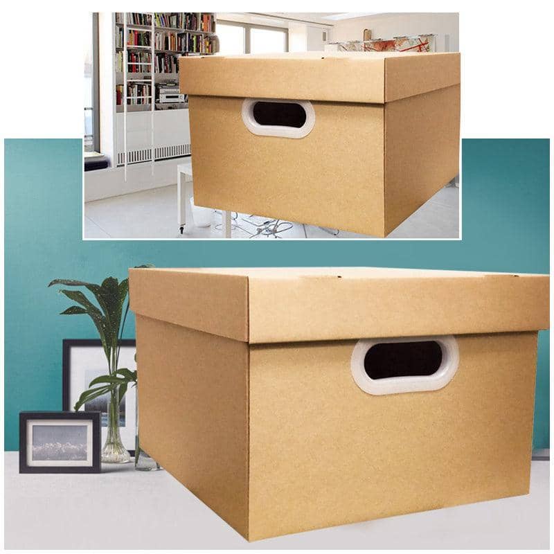 Paper File Storage Boxes, Pack of 5 - 22 Litre (35 x 30 x 21 cm) - view 3