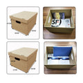 Paper File Storage Boxes, Pack of 5 - 22 Litre (35 x 30 x 21 cm) - view 4