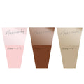 Paper Gift Bags for Flower Bouquets, 2 Packs of 20 - Brown - view 3