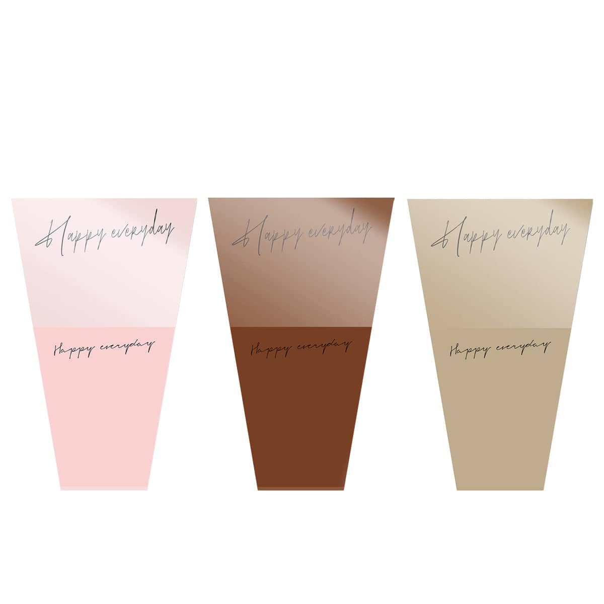 Paper Gift Bags for Flower Bouquets, 2 Packs of 20 - Brown - view 3