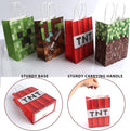 Paper Gift Bags with Handles, Pixel Block Themed - Pack of 40, 21 x 15 x 8 cm - view 4