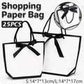 Paper Gift Bags, Pack of 25 - Small (14 x 7 x 13 cm) - view 2