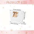Paper Gift Bags with Ribbon Bow Handles, 14 x 7 x 15 cm, Pack of 50 - White - view 4