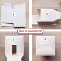 Paper Gift Boxes 10 x 10 x 10 cm, Pack of 50 - White - view 5