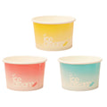 Paper Ice Cream Cups, 4 oz, Pack of 100 - Yellow - view 3