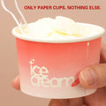 Paper Ice Cream Cups, 4 oz, Pack of 100 - Yellow - view 5